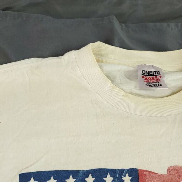 Vintage 93 Shirt Mens XXL American Airplane Faded Worn In Grunge Tee Made in USA - Picture 6 of 11